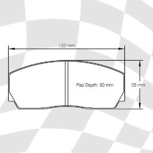 MINTEX 1292 F2R 16.75 RACING PADS