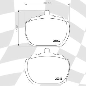 MINTEX 40 F4R 15.00 RACING PADS