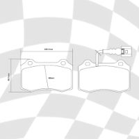 Brembo HP2000 Sport Pads 07.B314.03 (MDB2221 / MDB1968)