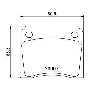 MGB521 Pad Shape