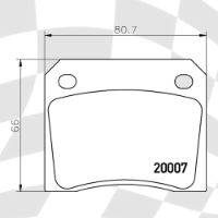 MINTEX MGB521 M1144 PERFORMANCE PADS*