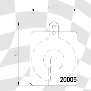 MINTEX 704 F6R 16.80 RACING PADS