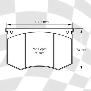 MINTEX 526 F2R 24.00 RACING PADS