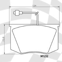 MINTEX MDB1232  M1155 RACING PADS