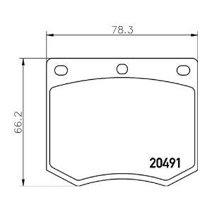 MGB633 Pad Shape