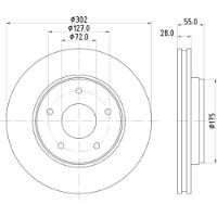 MINTEX MDC2496 STANDARD DISC PAIR