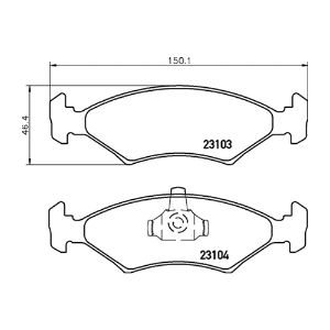 MDB1175 Pad Shape