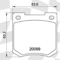 MINTEX 535 F6R 14.40 RACING PADS