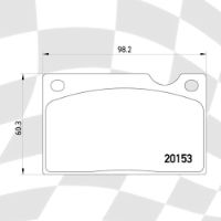 MINTEX MGB576 M1144 PERFORMANCE PADS