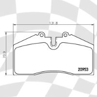 MINTEX MDB1457 M1144 PERFORMANCE PADS