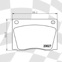 MINTEX MGB522 M1166 RACING PADS