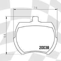 MINTEX MLB37 M1166 RACING PADS