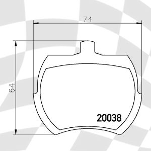 MINTEX MLB37 M1166 RACING PADS