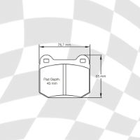 PAGID E1587 RS14 PADS (MDB 1890)