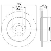 PAIR MINTEX STD DISCS