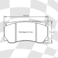 MINTEX 2020 F2R 30.00 RACING PADS