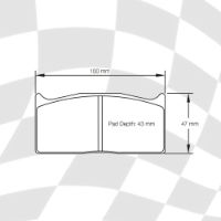 PAGID E1705 RS42 PADS (MDB1553)