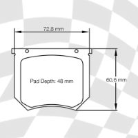 MINTEX 504 F4R 17.60 RACING PADS <<