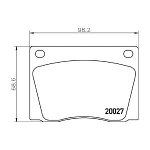 MGB522 Pad Shape