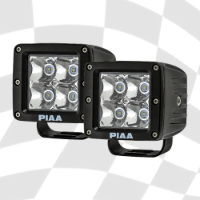 QUAD 3 inch CUBE LED LIGHTBAR, SPOT - 6000K, 24W. PAIR