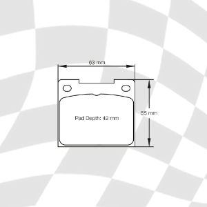 PAGID E3102 RS42 PADS (MGB533)